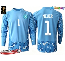 Niemcy Manuel Neuer #1 Bramkarskie Koszulka Wyjazdowa MŚ 2026 Długi Rękaw